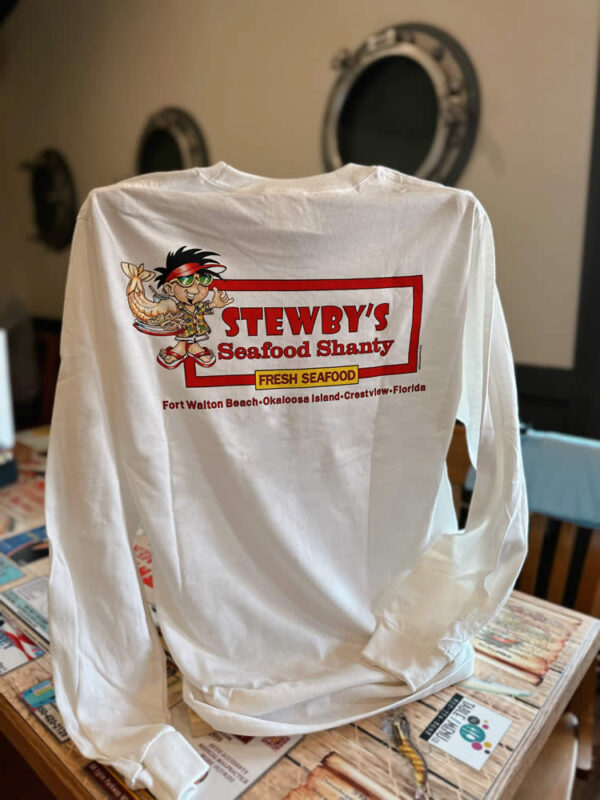 shirts_20241030_202644000750x1000 Long sleeve shirt with Stewby's Seafood Shanty logo.
